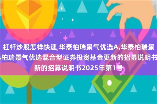 杠杆炒股怎样快速 华泰柏瑞景气优选A,华泰柏瑞景气优选C: 华泰柏瑞景气优选混合型证券投资基金更新的招募说明书2025年第1号