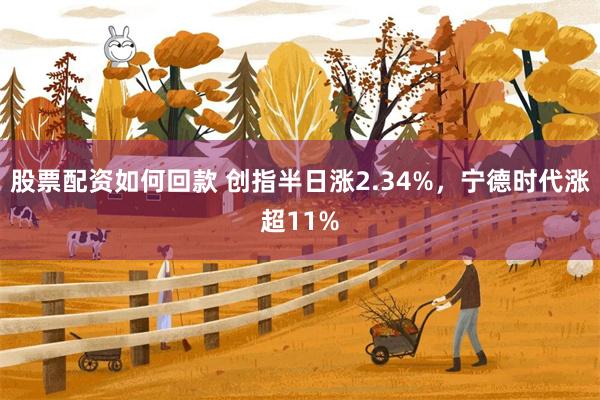 股票配资如何回款 创指半日涨2.34%，宁德时代涨超11%